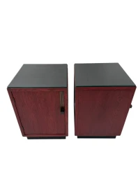 Two Art Deco Modernist Nightstands by A.H. Jansen for L.O.V. Oosterbeek, 1920s